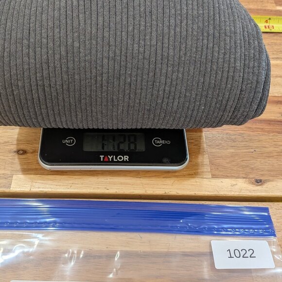 Astr the Label Long Sleeve Sweater Dress Grey Ribbed Midi Bodycon XL  Cutouts - Picture 11 of 12